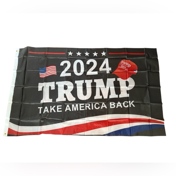 NWT Take America Back Trump 2024 Flag Grommets 36” x 60” USA - Picture 1 of 1